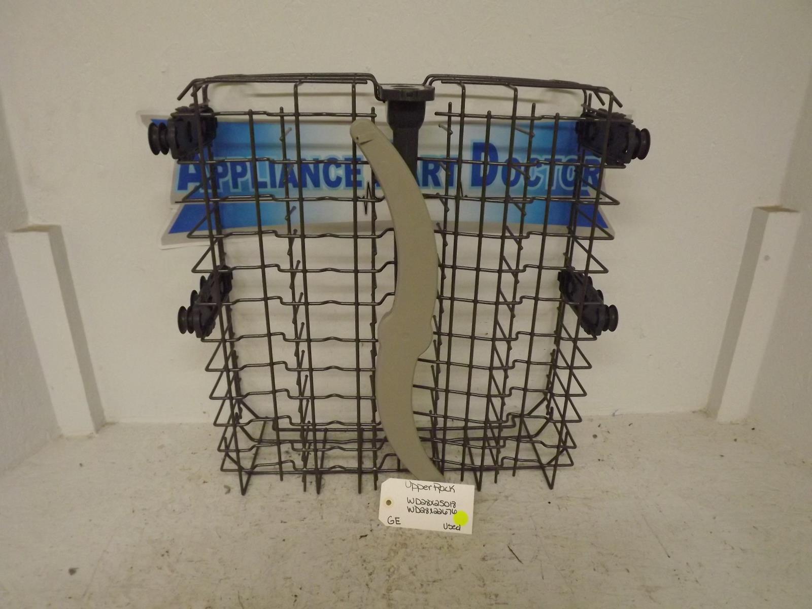 GE Dishwasher WD28X25018 WD28X22676 Upper Rack Used GE Dishwasher WD28X25018 WD28X22676 Upper Rack Used